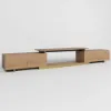 Mordel Natural Extendable TV Stand & Coffee Table Set