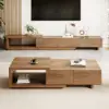 Picture of Quoint Extendable TV Stand & Coffee Table Set – Walnut