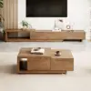 Picture of Quoint Extendable TV Stand & Coffee Table Set – Walnut