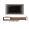 Picture of Quoint Extendable TV Stand & Coffee Table Set – Walnut