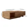 Picture of Quoint Extendable TV Stand & Coffee Table Set – Walnut