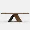 1600mm-2000mm Walnut Dining Table & 6 Dining Chairs Set – 8