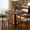 920 mm-1200 mm Solid Wood Extendable Dining Table with Light – 5