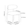 920 mm-1200 mm Solid Wood Extendable Dining Table with Light – 5