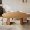 1200mm–2000mm Solid Wood Extendable Dining Table with 4 Chairs
