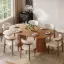 Picture of 1200mm–2000mm Solid Wood Extendable Dining Table with 6 Chairs – AUD-H2382