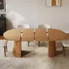 Picture of 1200mm–2000mm Solid Wood Extendable Dining Table with 6 Chairs – AUD-H2382