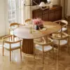 1200mm–2000mm Solid Wood Extendable Dining Table with 6 Chairs – AUD-H2383