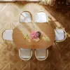 1200mm–2000mm Solid Wood Extendable Dining Table with 6 Chairs – AUD-H2383