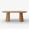 1200mm–2000mm Solid Wood Extendable Dining Table with 6 Chairs – AUD-H2383