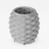 Cocaro Outdoor Woven Side Table with Storage, Waterproof Rope & Slate Top