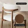 Picture of Modern PU Leather Dining Chair with Rubber Wood Legs