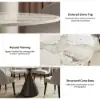 39" Modern Sintered Stone Dining Table Set with 2 Chairs – AUD-H2398
