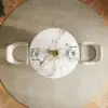 39" Modern Sintered Stone Dining Table Set with 2 Chairs – AUD-H2398