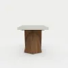 Dining Set 63"-79" Extendable Wood Dining Table with 4 Chairs