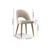 Dining Set 63"-79" Extendable Wood Dining Table with 6 Chairs