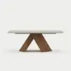 Dining Set 63"-79" Extendable Wood Dining Table with 6 Chairs
