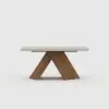 Dining Set 63"-79" Extendable Wood Dining Table with 6 Chairs