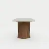 Dining Set 63"-79" Extendable Wood Dining Table with 6 Chairs