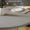 Picture of 47"-63" Gray Extendable Dining Table Set with 6 Chairs – AUD-H2402