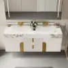 Artis 150 cm Floating Double Bathroom Vanity with Sink, Sintered Stone Top, Ample Storage
