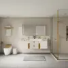 Artis 150 cm Floating Double Bathroom Vanity with Sink, Sintered Stone Top, Ample Storage