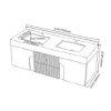 Artis 150 cm Floating Double Bathroom Vanity with Sink, Sintered Stone Top, Ample Storage
