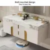 Artis 150 cm Floating Double Bathroom Vanity with Sink, Sintered Stone Top, Ample Storage