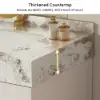 Artis 150 cm Floating Double Bathroom Vanity with Sink, Sintered Stone Top, Ample Storage