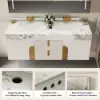Artis 150 cm Floating Double Bathroom Vanity with Sink, Sintered Stone Top, Ample Storage