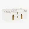 Artis 150 cm Floating Double Bathroom Vanity with Sink, Sintered Stone Top, Ample Storage