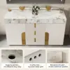 Artis 60" Double Bathroom Vanity with Sink, Sintered Stone top, Ample Storage