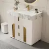 Artis 92 cm Freestanding Single Bathroom Vanity with Sink, Sintered Stone Top