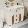 Artis 92 cm Freestanding Single Bathroom Vanity with Sink, Sintered Stone Top