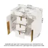 Artis 92 cm Freestanding Single Bathroom Vanity with Sink, Sintered Stone Top