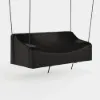 600D Tough Canvas Waterproof Outdoor Swing Covers in Black