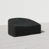 600D Tough Canvas Waterproof Outdoor Daybed Covers in Black