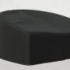 600D Tough Canvas Waterproof Outdoor Daybed Covers in Black