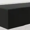 600D Tough Canvas Waterproof Outdoor Coffee Table Covers in Black
