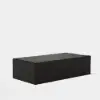 600D Tough Canvas Waterproof Outdoor Coffee Table Covers in Black
