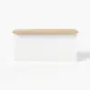Japandi 180 cm Natural & White Kitchen Island with Storage & LED Lighting