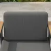 Tevara 7-Piece Teak Outdoor Bar Setting with 6 Bar-Height Chairs