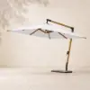 Tevara 270 cm Offset Cantilever Patio Umbrella in White