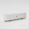 218 cm White Sintered Stone Top TV Stand with 4 Drawers