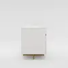 218 cm White Sintered Stone Top TV Stand with 4 Drawers