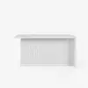 Modern 183 cm Sintered Stone Kitchen Island with Ample Storage, White
