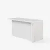 Modern 183 cm Sintered Stone Kitchen Island with Ample Storage, White