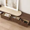 Velar 180 - 290 cm Extendable Fluted TV Stand with Sintered Stone Top & 3 Drawers – Multilayer PlyWood