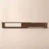 Velar 180 - 290 cm Extendable Fluted TV Stand with Sintered Stone Top & 3 Drawers – Multilayer PlyWood