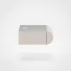 Humply Floating Leather 1-Drawer Smart LED Bedside Table with Sintered Stone Top – 17cm